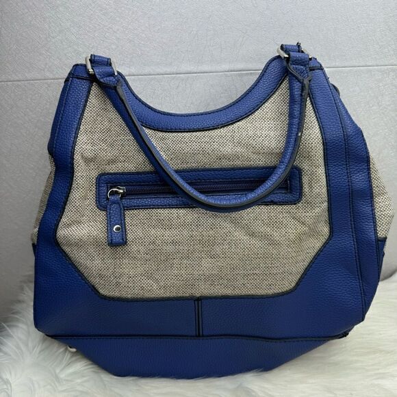 London Fog Tweed Handbag - Picture 2 of 8